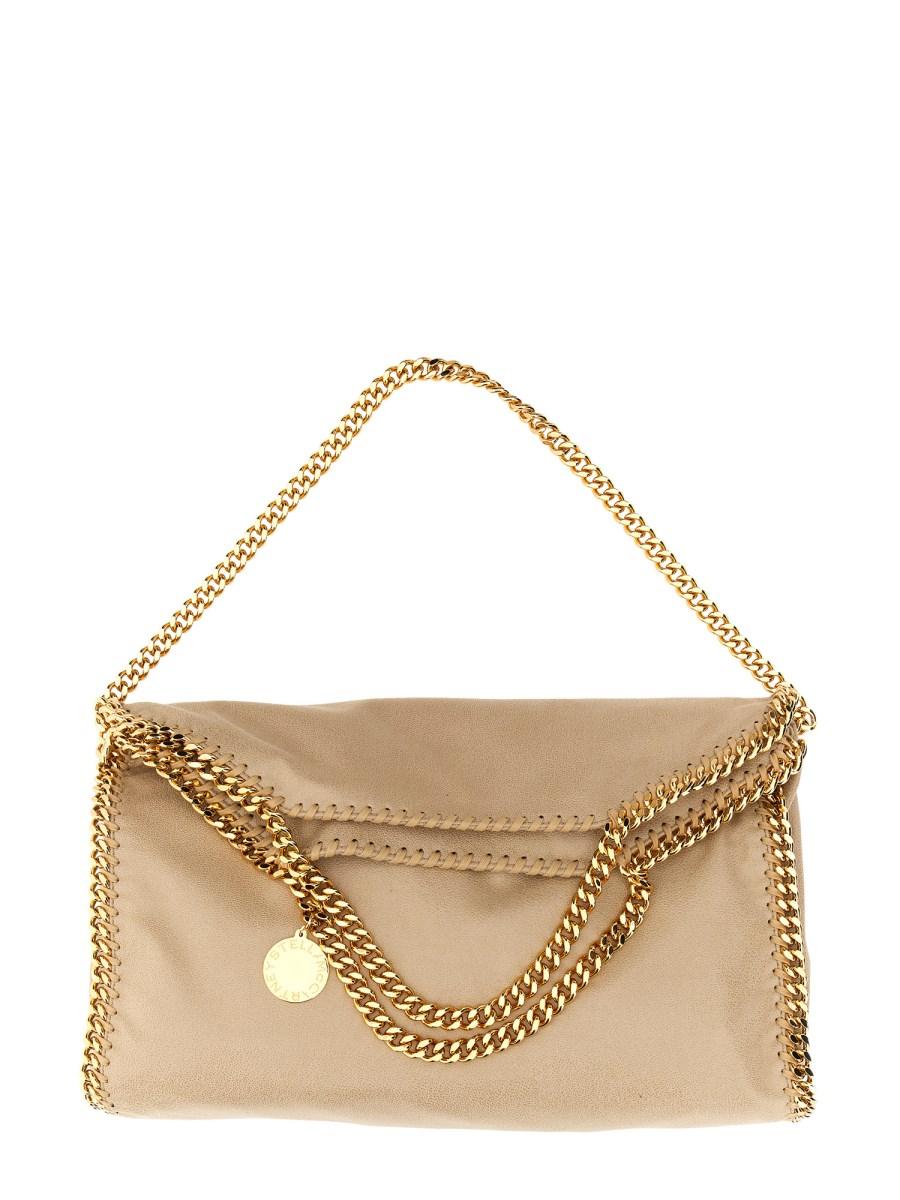 STELLA McCARTNEY BORSA TOTE FALABELLA FOLD OVER IN SHAGGY DEER