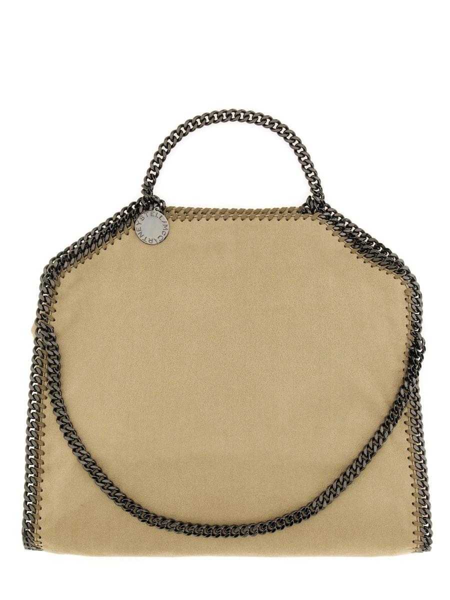 STELLA McCARTNEY BORSA TOTE FALABELLA FOLD OVER IN SHAGGY DEER
