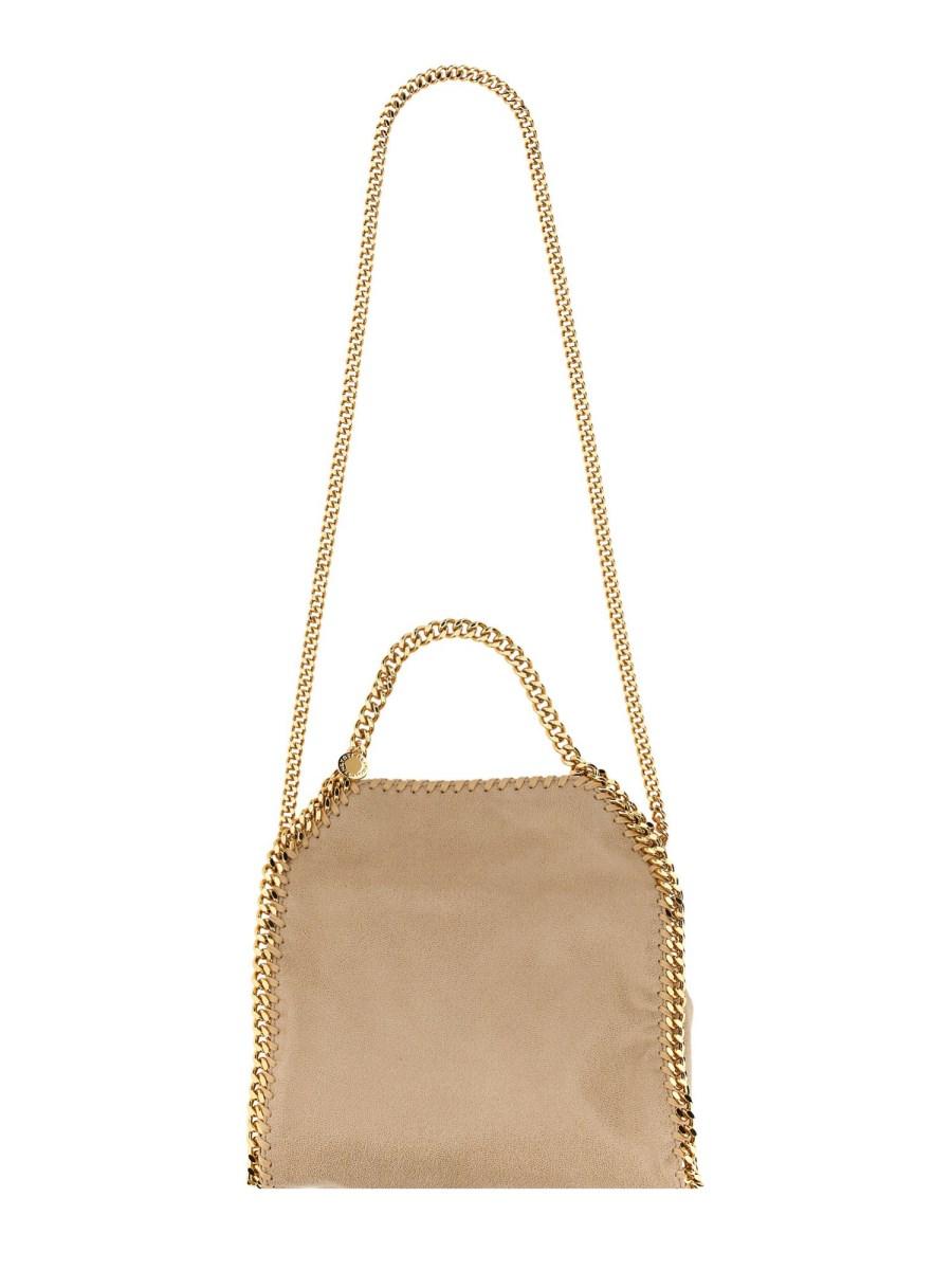 STELLA McCARTNEY BORSA TOTE "FALABELLA" MINI IN SHAGGY DEER