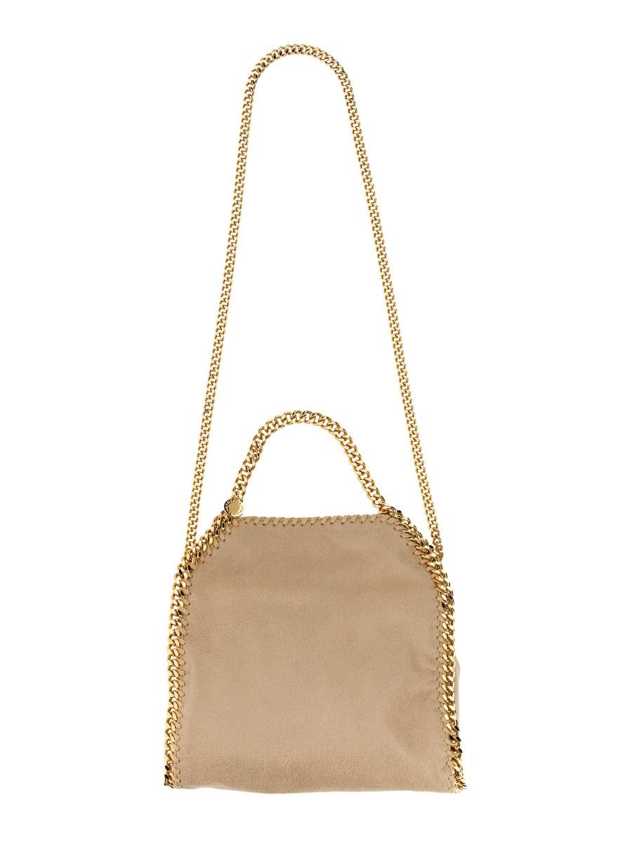 STELLA McCARTNEY BORSA TOTE "FALABELLA" MINI IN SHAGGY DEER