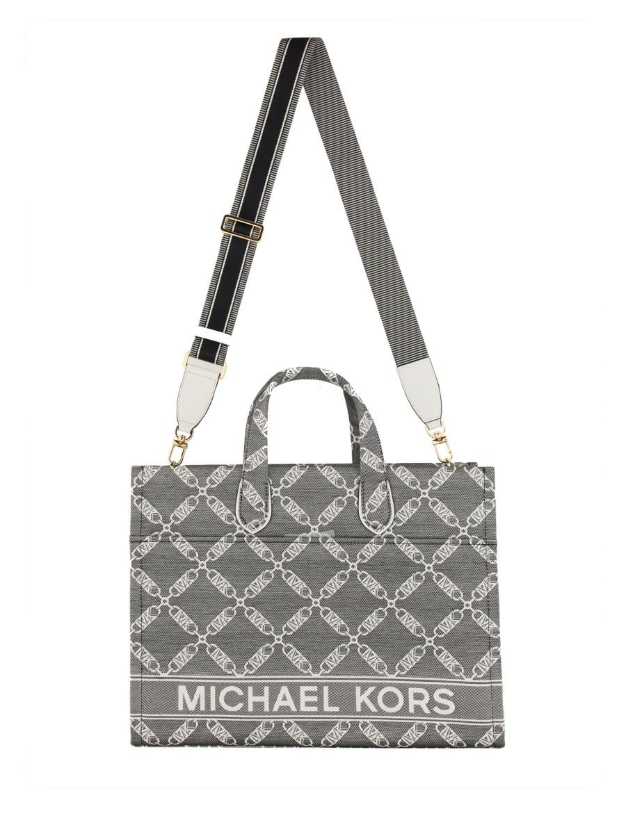 MICHAEL BY MICHAEL KORS BORSA TOTE GIGI LARGE CON LOGO JACQUARD EMPIRE
