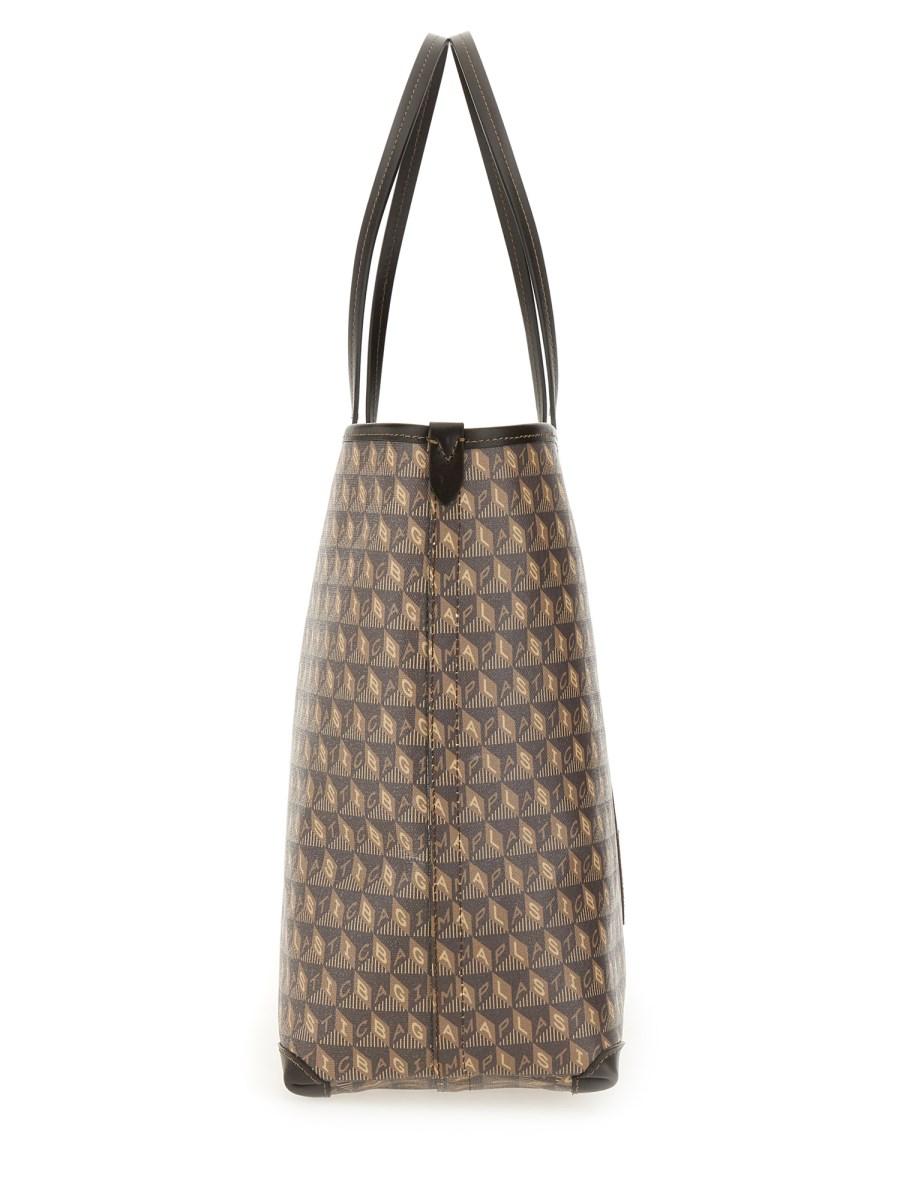 ANYA HINDMARCH BORSA TOTE I AM A PLASTIC BAG CON ZIP