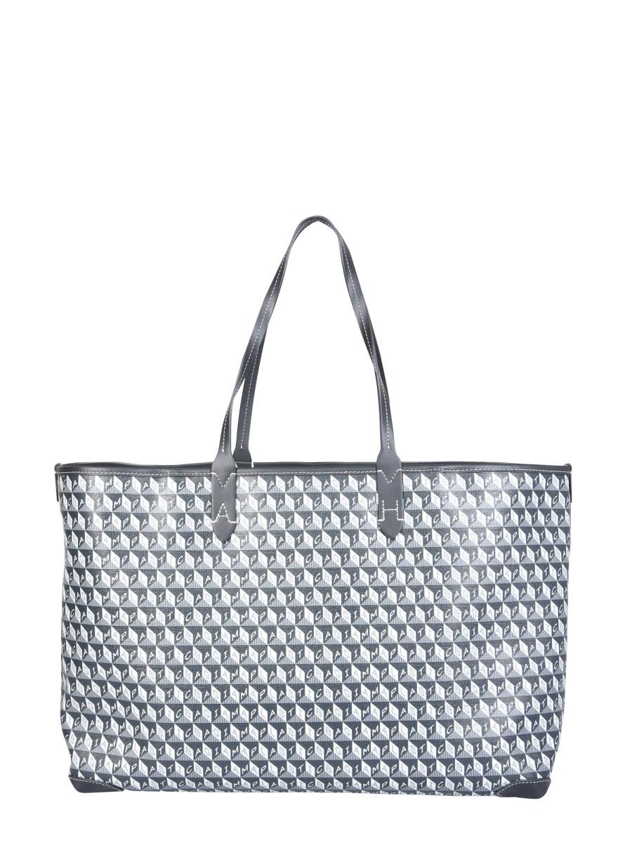 ANYA HINDMARCH BORSA TOTE I AM A PLASTIC BAG IN PLASTICA RICICLATA