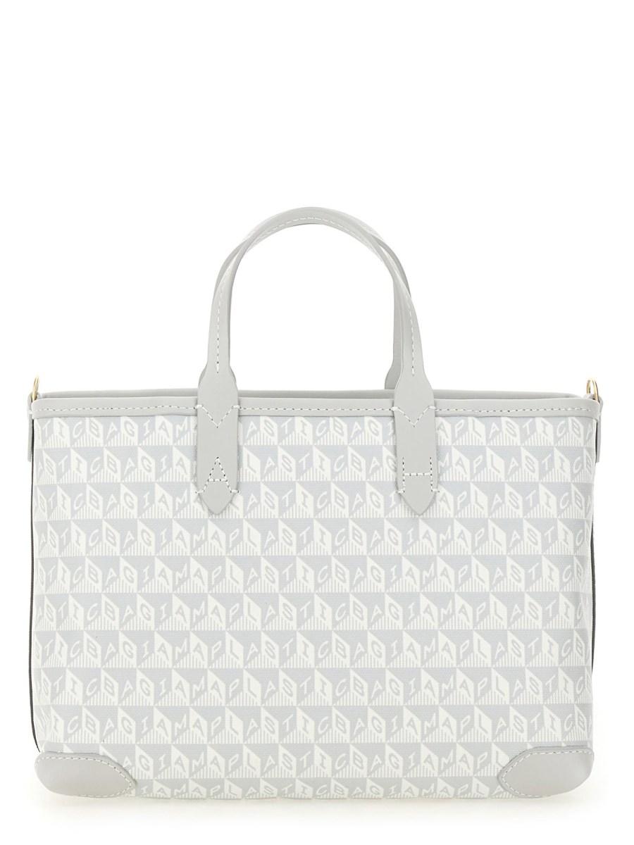 ANYA HINDMARCH BORSA TOTE "I AM A PLASTIC BAG WINK" XS