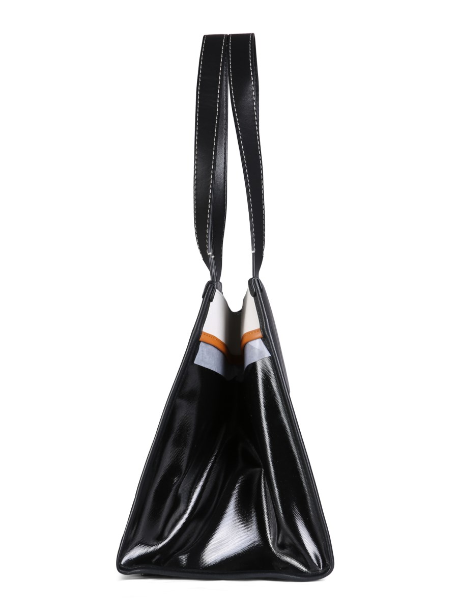 PROENZA SCHOULER WHITE LABEL BORSA TOTE MORRIS IN TELA RIVESTITA
