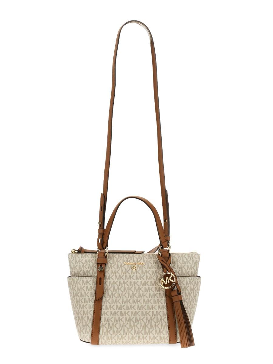MICHAEL BY MICHAEL KORS BORSA TOTE "SULLIVAN" SMALL IN TELA RIVESTITA CON LOGO