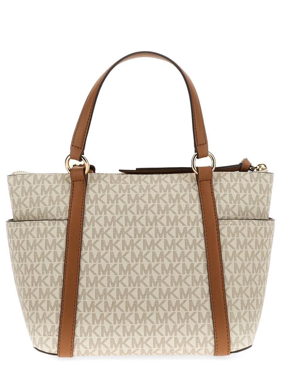 MICHAEL BY MICHAEL KORS BORSA TOTE "SULLIVAN" SMALL IN TELA RIVESTITA CON LOGO