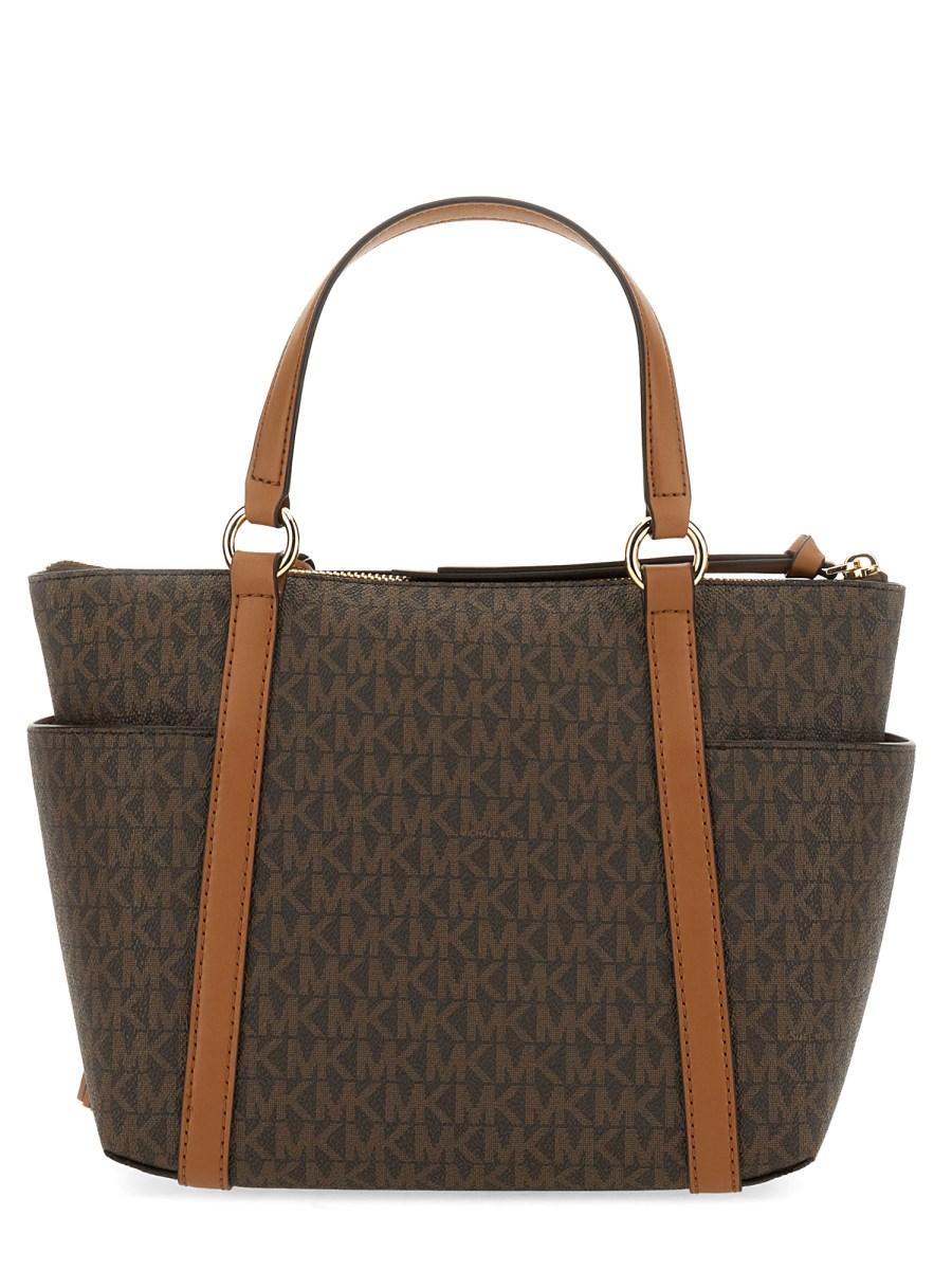 MICHAEL BY MICHAEL KORS BORSA TOTE "SULLIVAN" SMALL IN TELA RIVESTITA CON LOGO