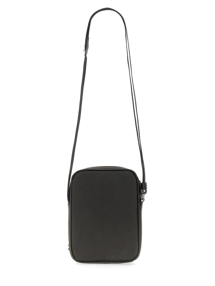 BOSS BORSA A TRACOLLA IN ECO PELLE CON LOGO