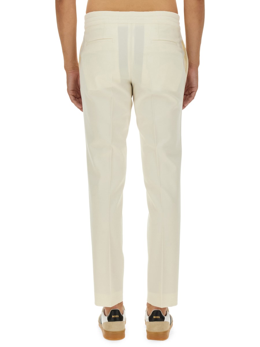BOSS CAMEL PANTALONE CON ELASTICO