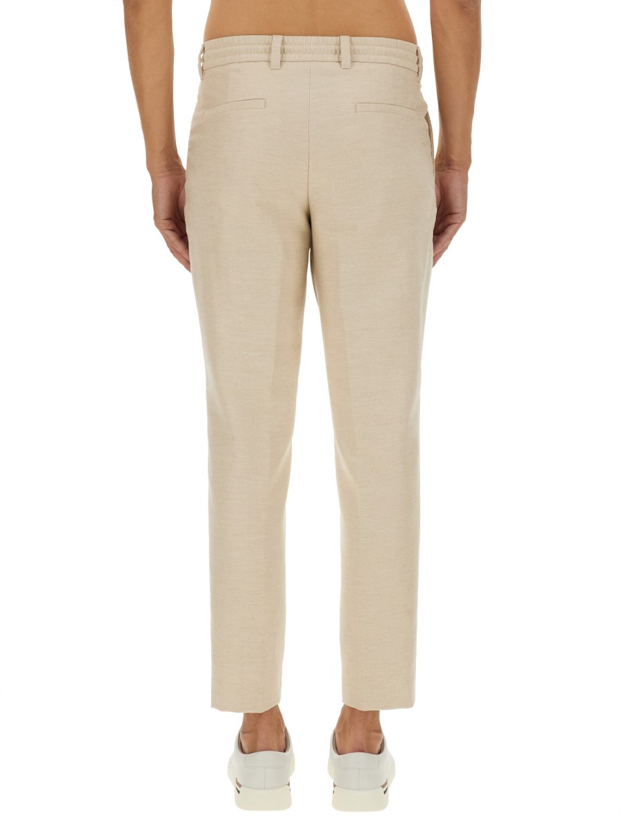 BOSS CAMEL PANTALONE IN COTONE