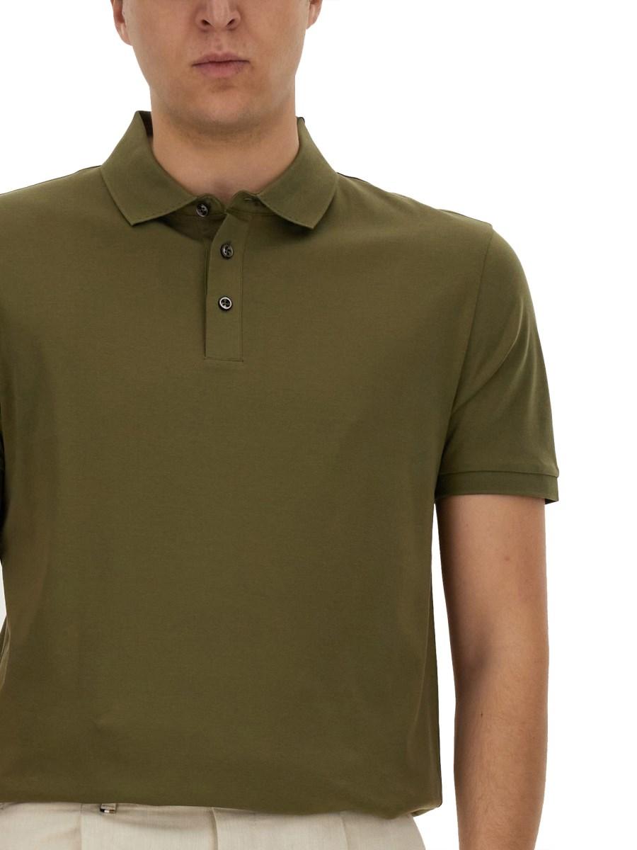 BOSS CAMEL POLO IN COTONE