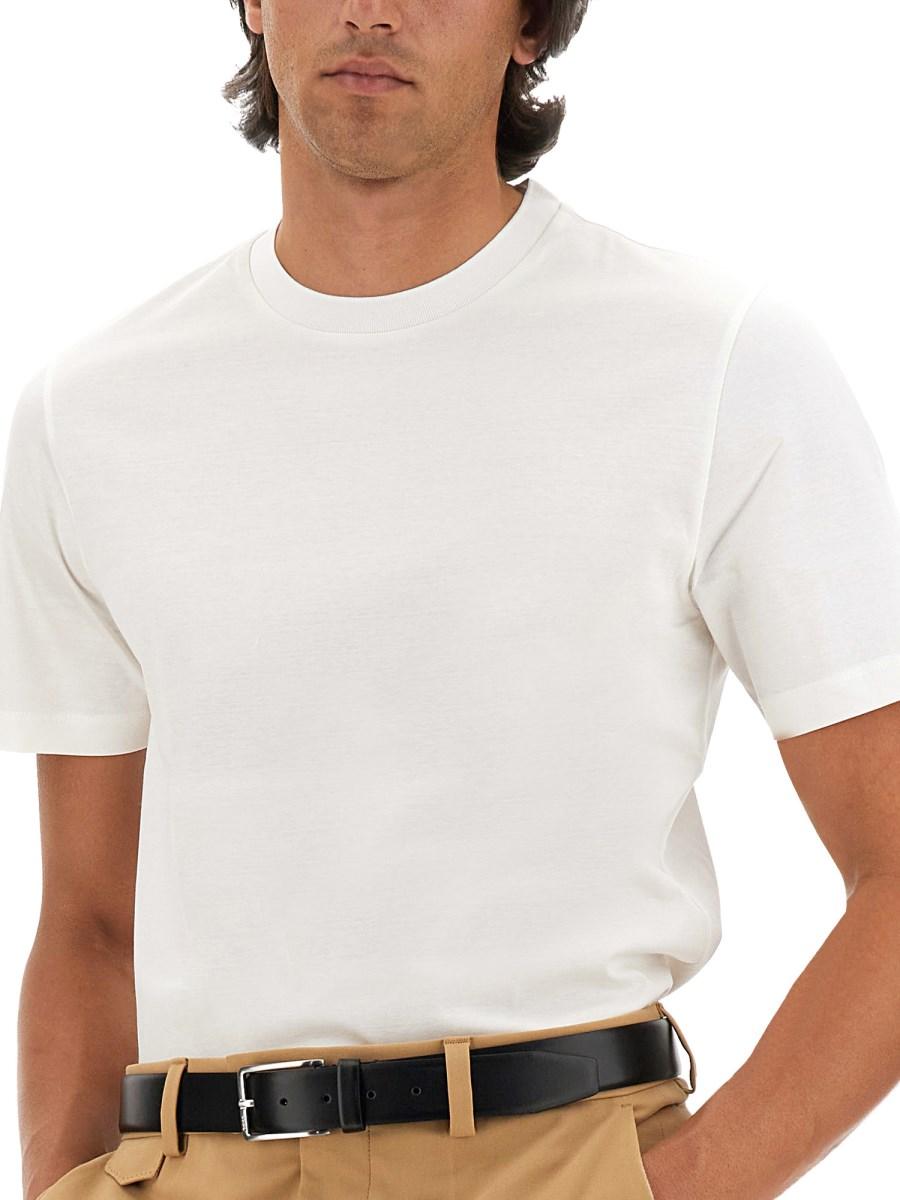 BOSS CAMEL T-SHIRT IN COTONE