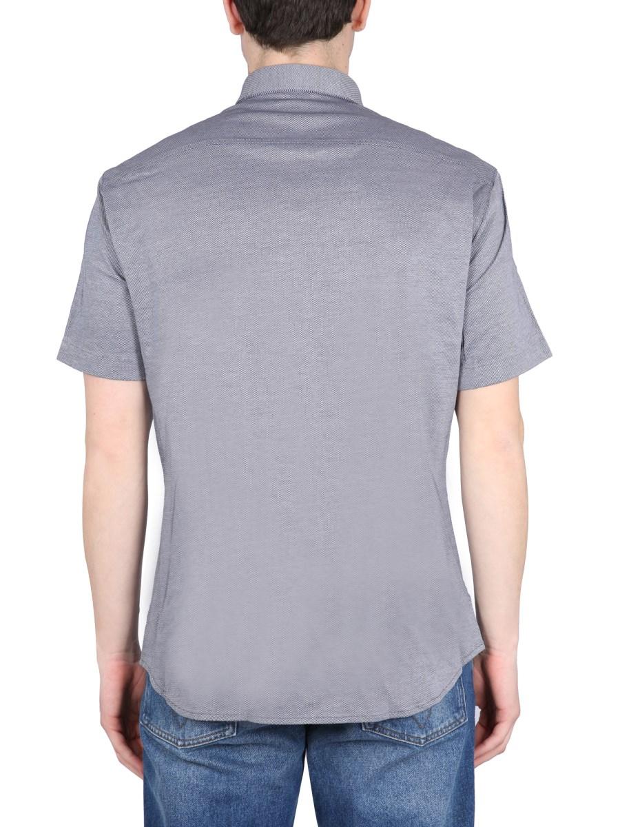 BOSS CAMICIA IN COTONE CON LOGO