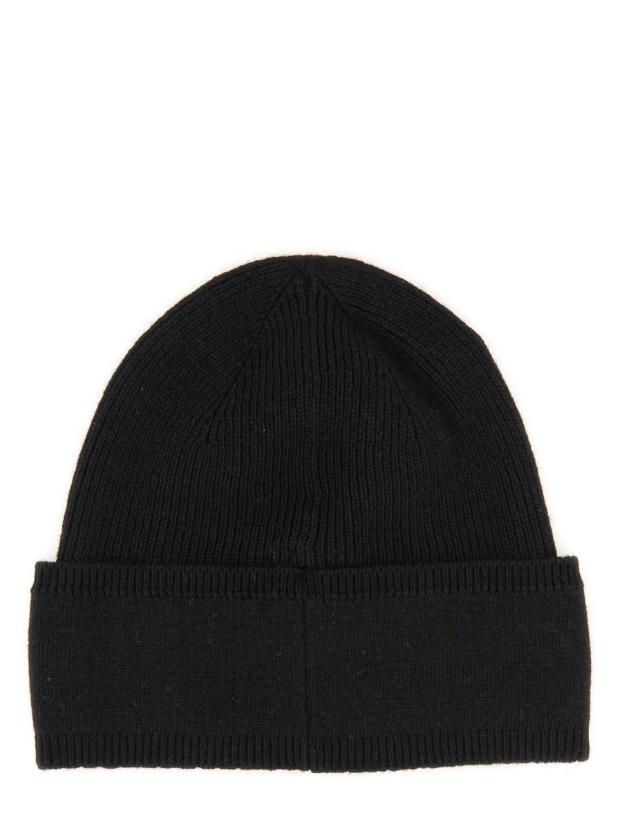 BOSS CAPPELLO BEANIE CON LOGO IN MISTO LANA