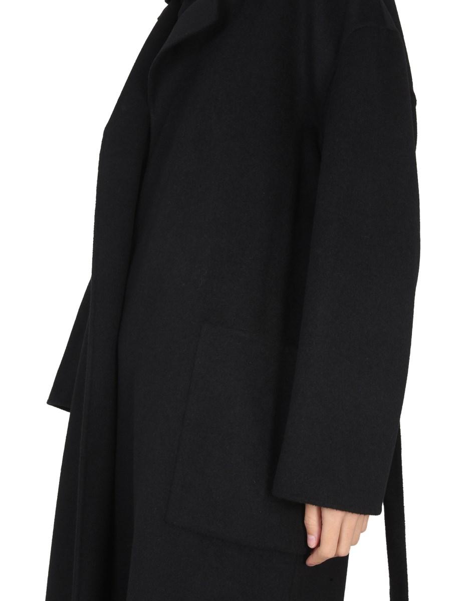 BOSS CAPPOTTO IN MISTO LANA CON CINTURA