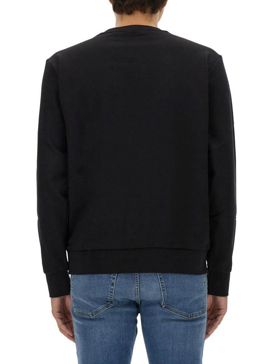 BOSS FELPA IN COTONE CON LOGO