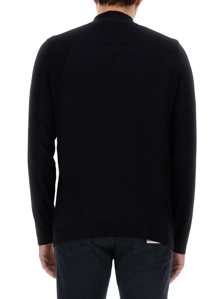 BOSS FELPA IN COTONE CON LOGO