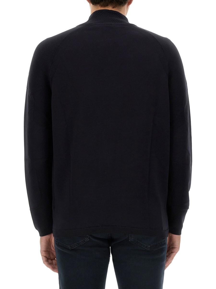 BOSS FELPA IN COTONE CON LOGO