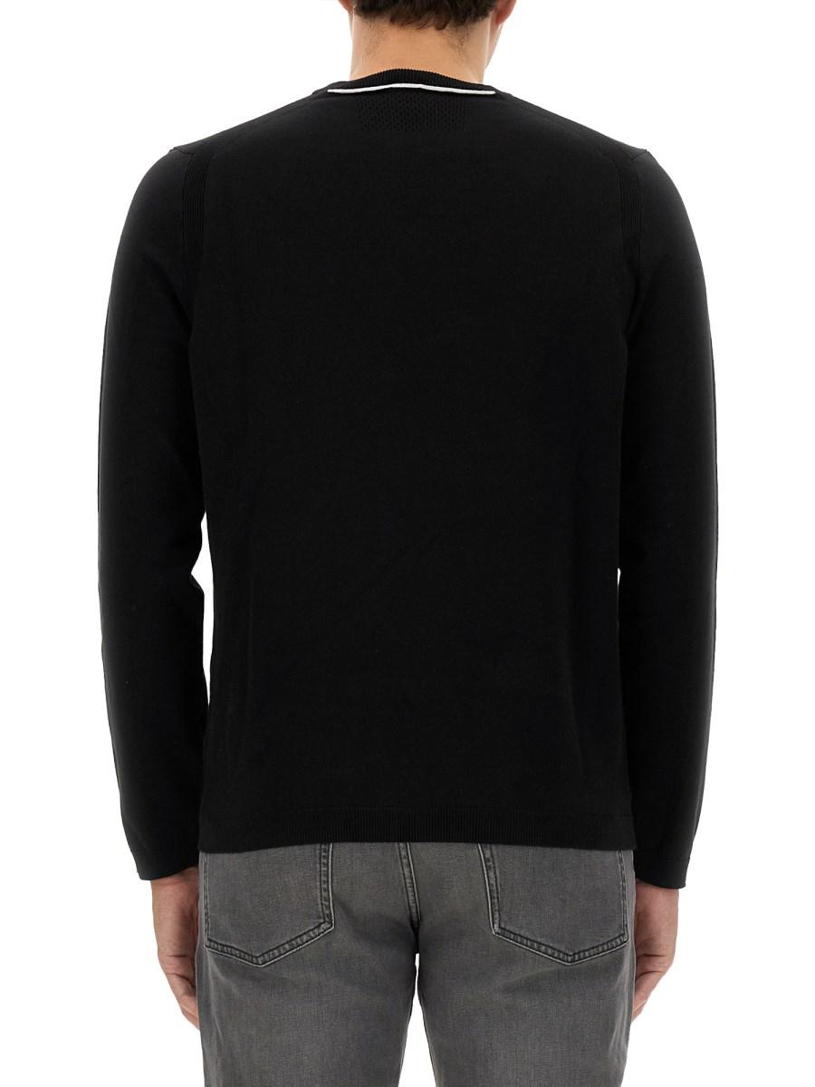 BOSS FELPA IN COTONE CON LOGO