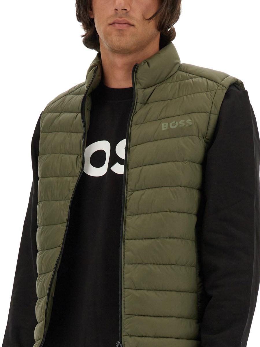 BOSS GILET CALANO IN NYLON TRAPUNTATO