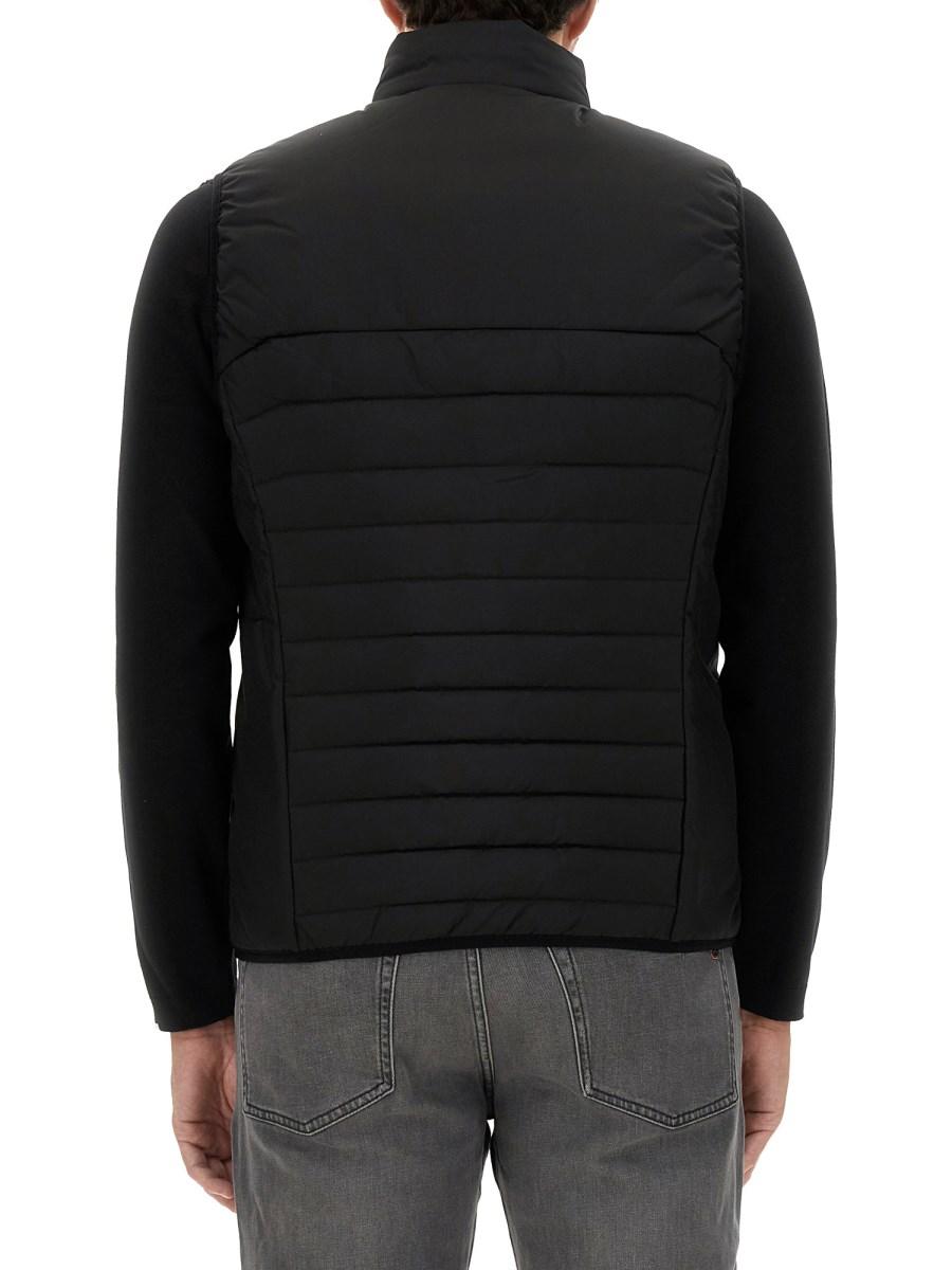BOSS GILET CON ZIP IN NYLON
