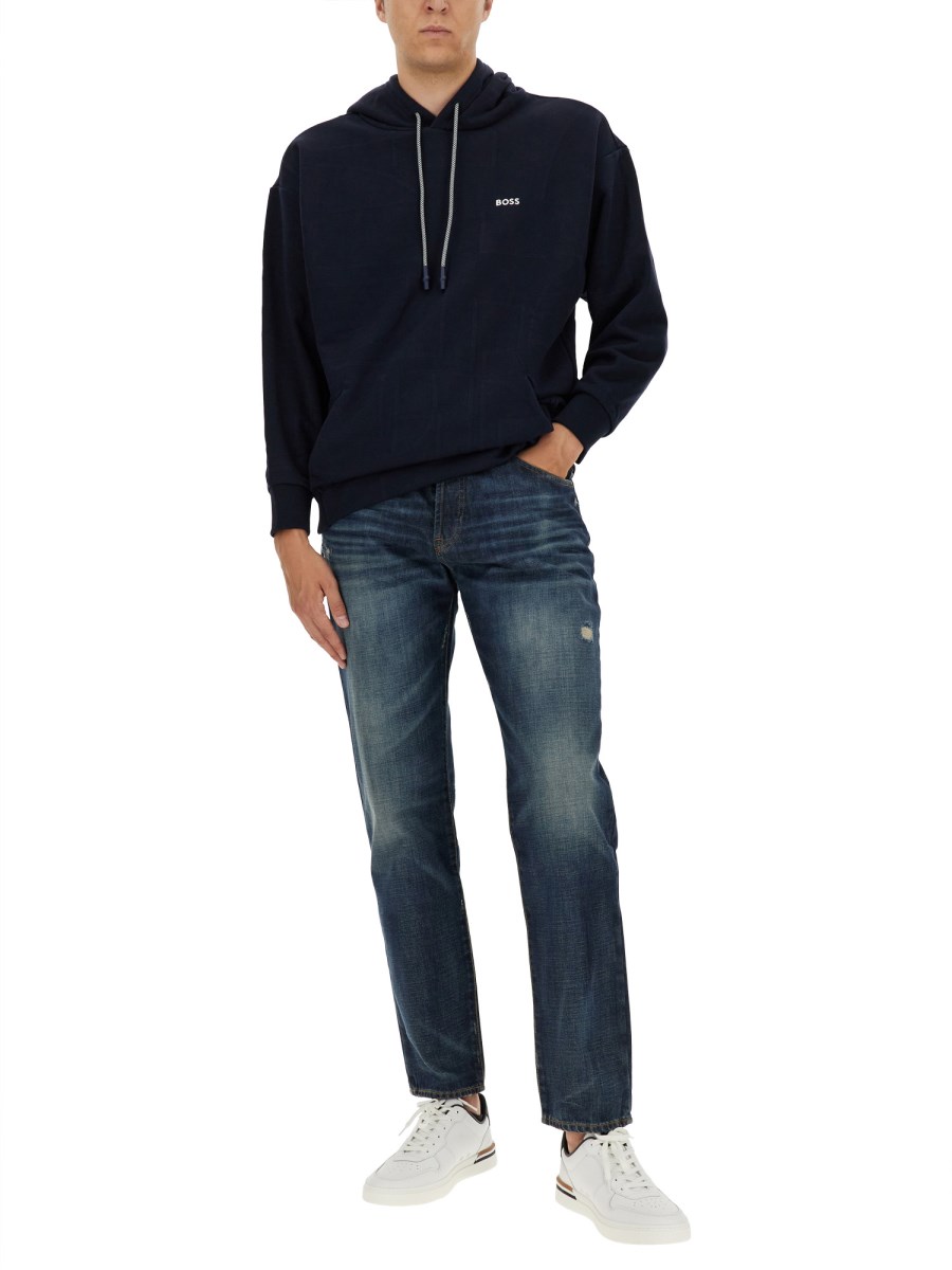 BOSS JEANS REGULAR FIT IN DENIM DI COTONE