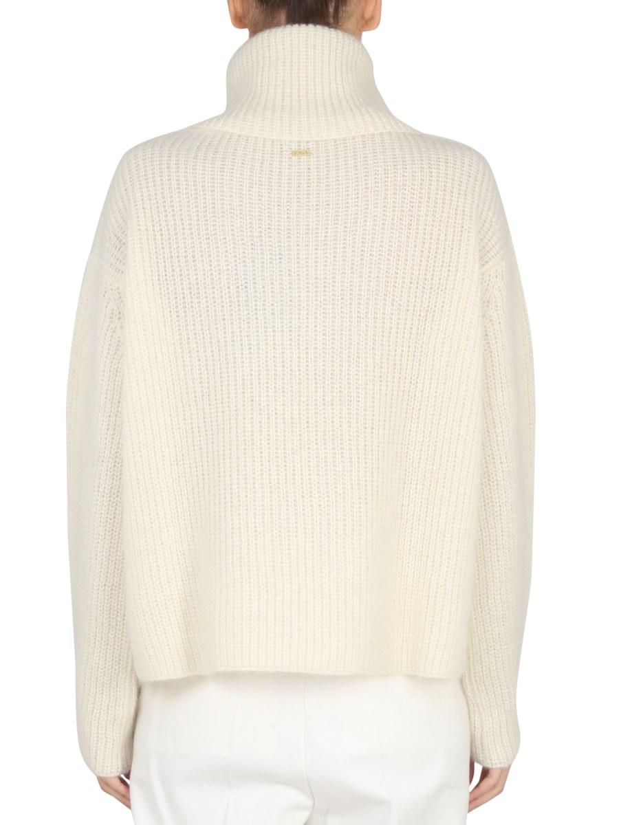 BOSS MAGLIA A COLLO ALTO IN MOHAIR