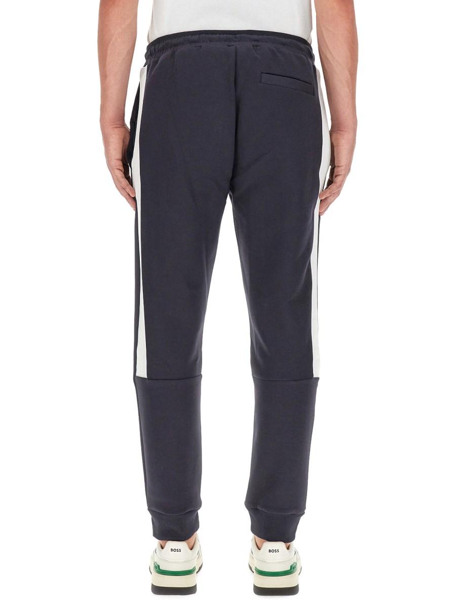BOSS PANTALONE JOGGING IN COTONE