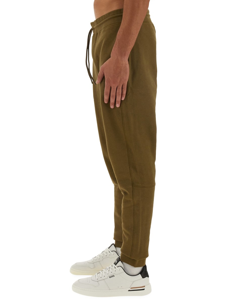 BOSS PANTALONE JOGGING IN FELPA DI COTONE