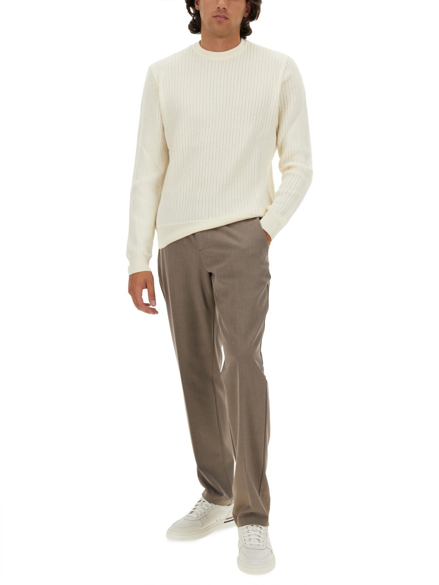 BOSS PANTALONE REGULAR FIT IN MISTO VISCOSA