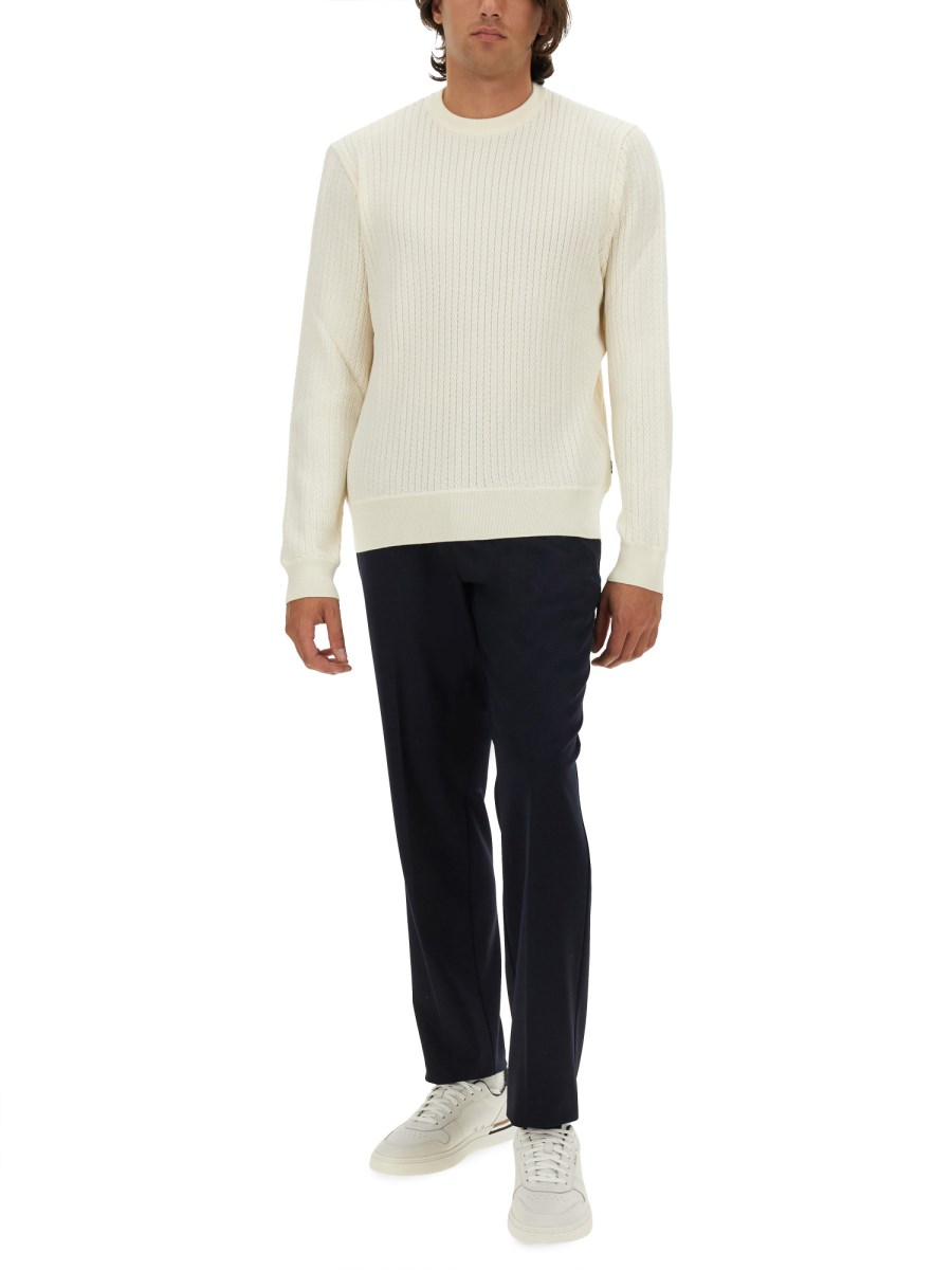 BOSS PANTALONE REGULAR FIT IN MISTO VISCOSA