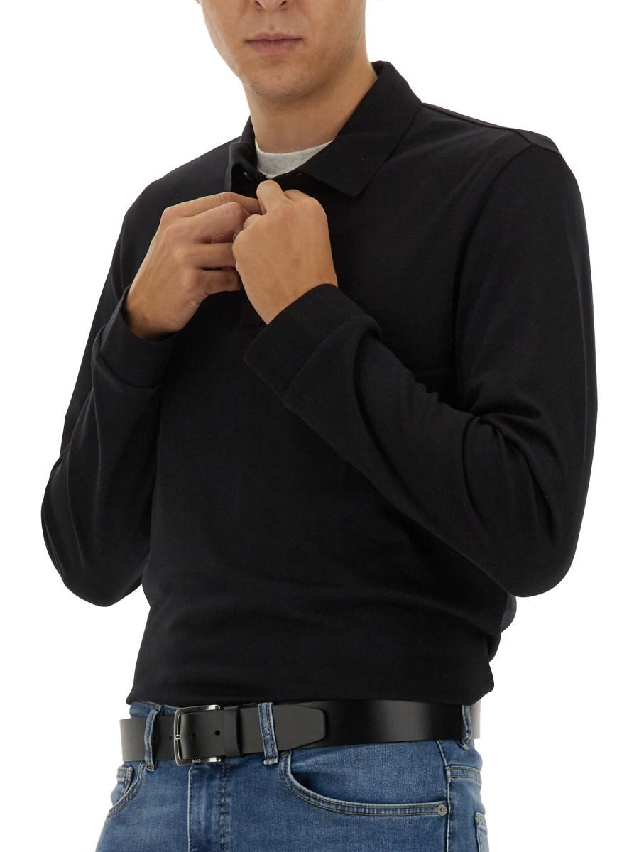 BOSS POLO IN COTONE