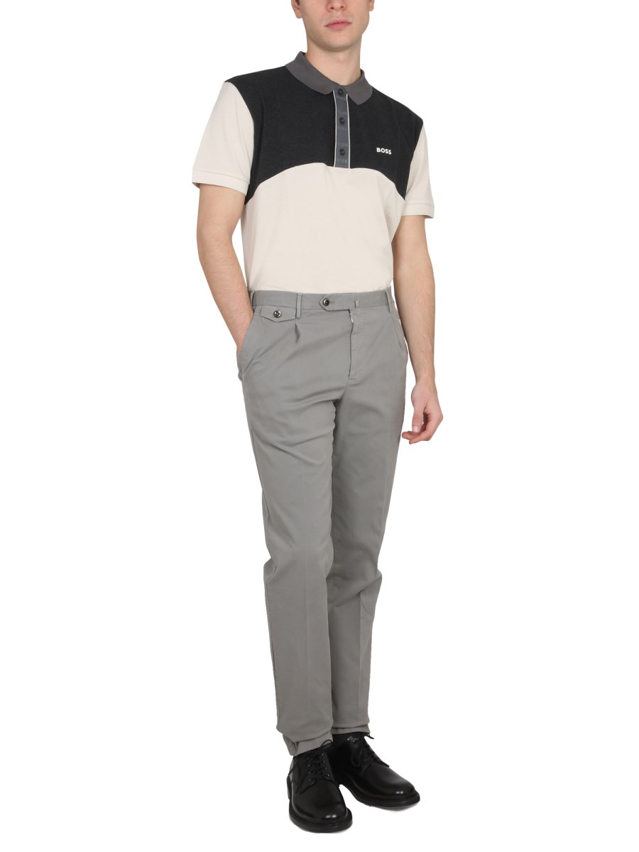 BOSS POLO IN COTONE CON LOGO