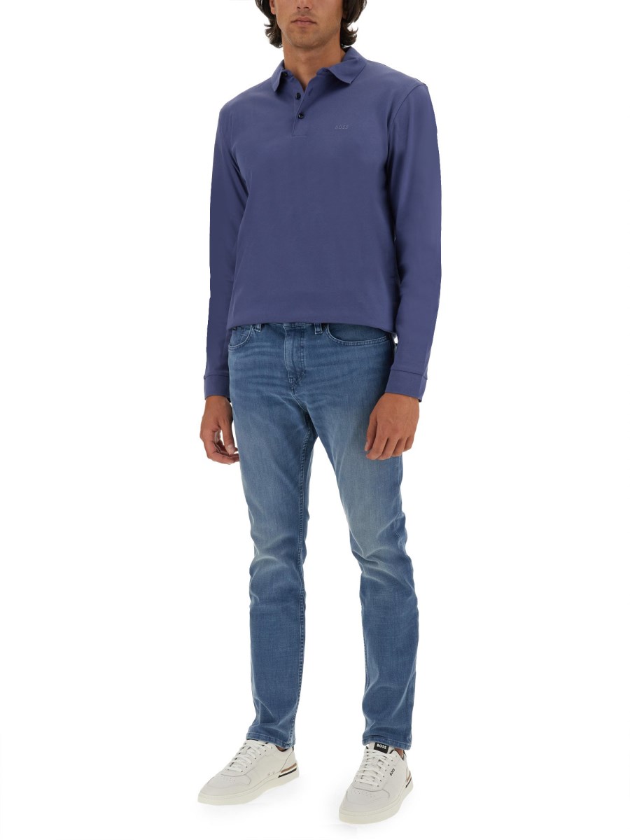 BOSS POLO IN COTONE