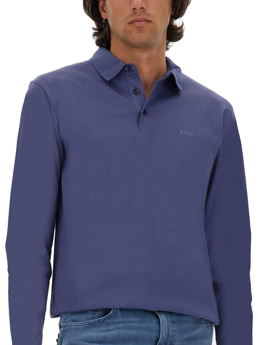 BOSS POLO IN COTONE