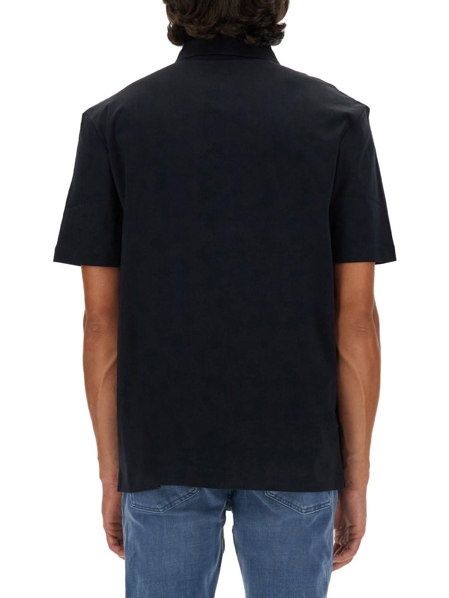 BOSS POLO IN PIQUÉ DI COTONE CON LOGO