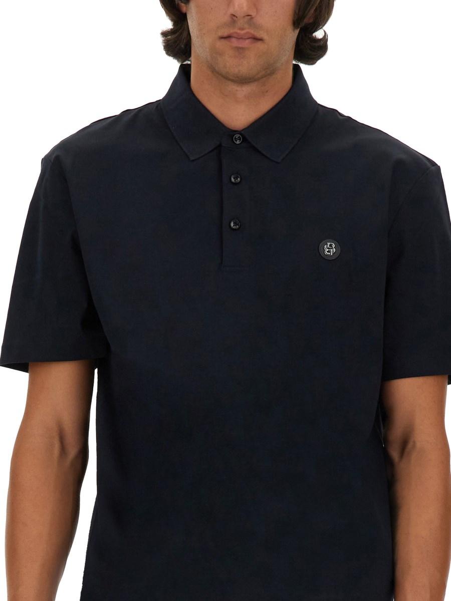 BOSS POLO IN PIQUÉ DI COTONE CON LOGO