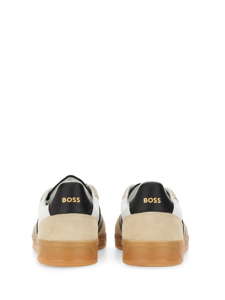 BOSS SNEAKER IN PELLE CON LOGO