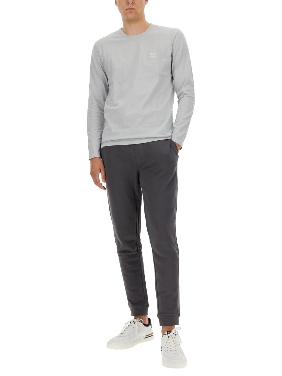 BOSS T-SHIRT CON LOGO IN COTONE