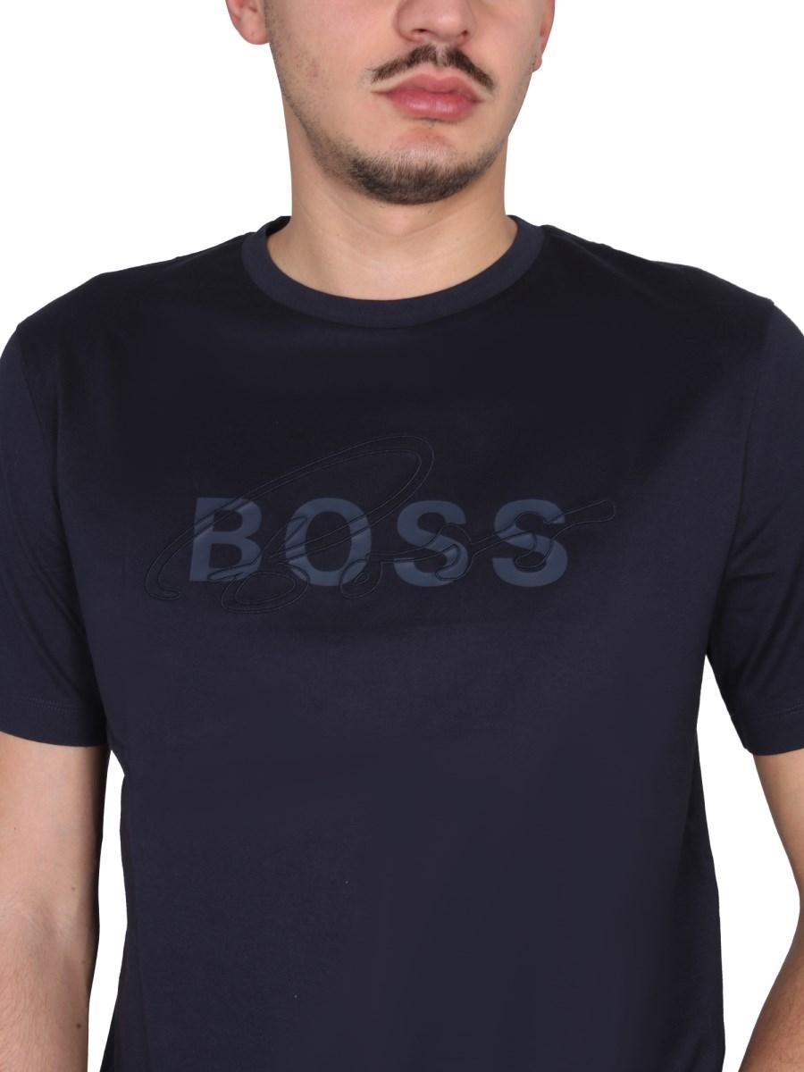 BOSS T-SHIRT IN COTONE CON LOGO