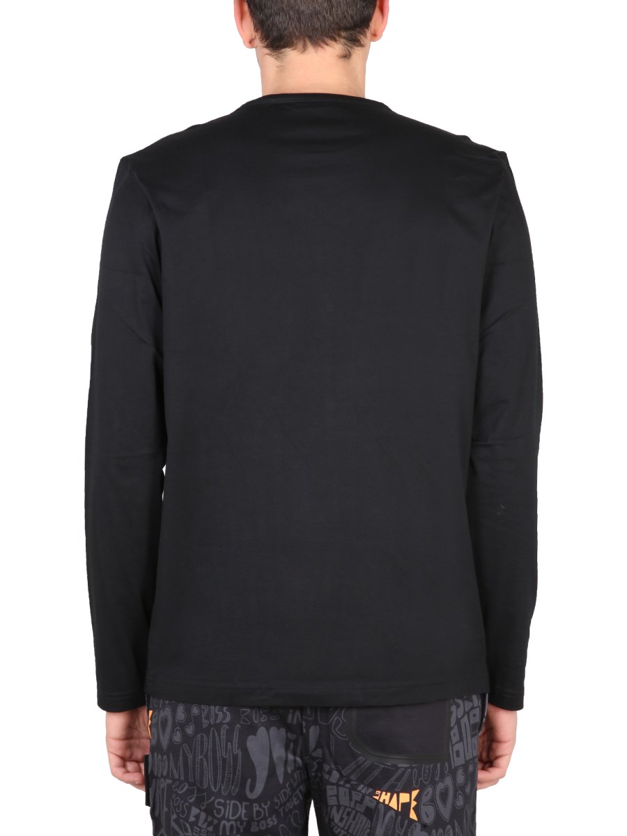 BOSS T-SHIRT IN COTONE CON LOGO