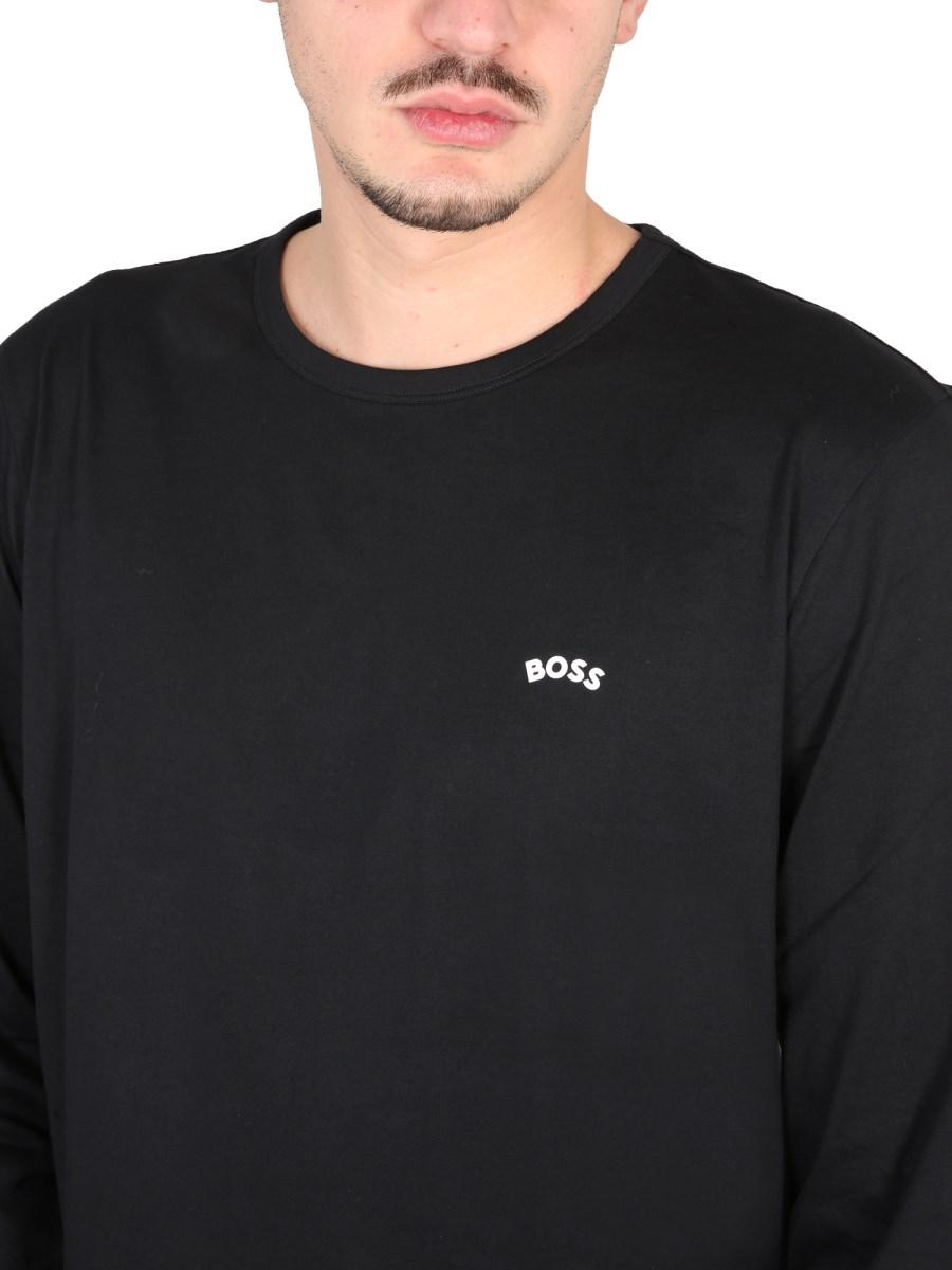 BOSS T-SHIRT IN COTONE CON LOGO