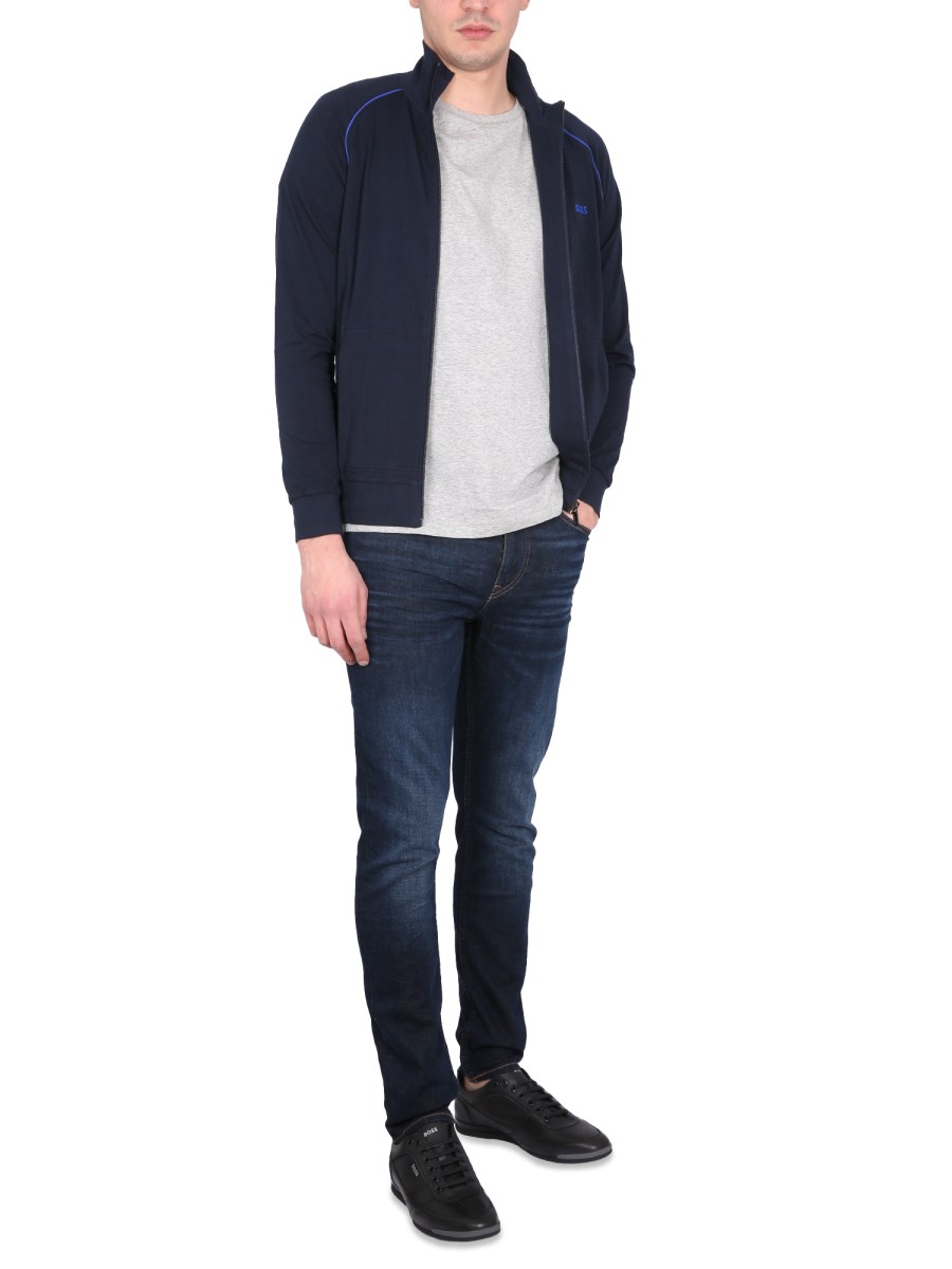 BOSS T-SHIRT IN COTONE CON STAMPA LOGO
