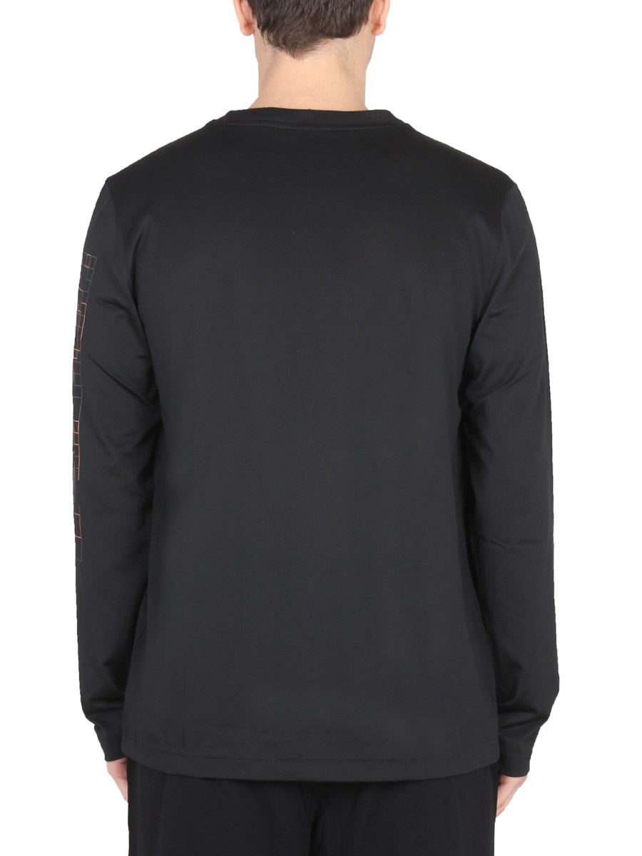 BOSS T-SHIRT IN MISTO COTONE CON LOGO