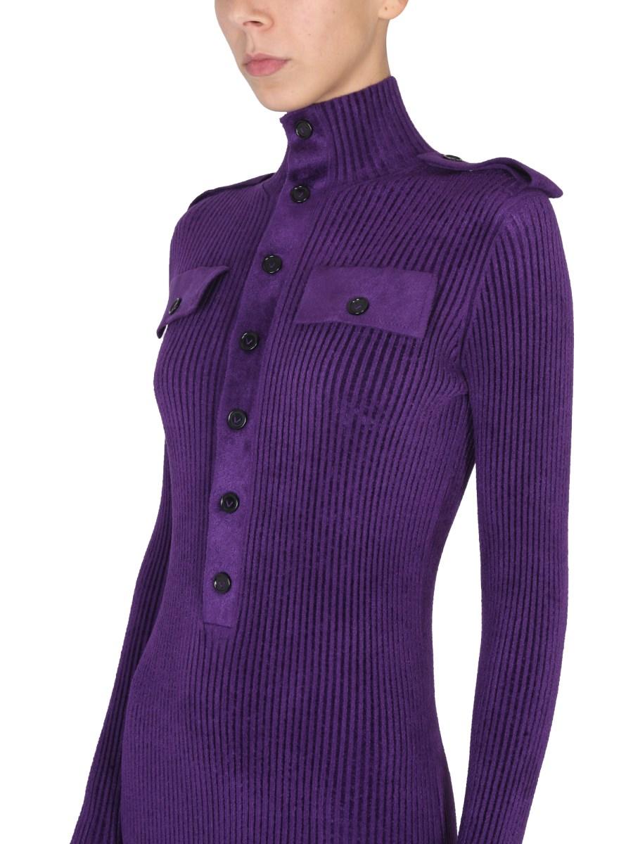 BOTTEGA VENETA ABITO CON COLLO ALTO
