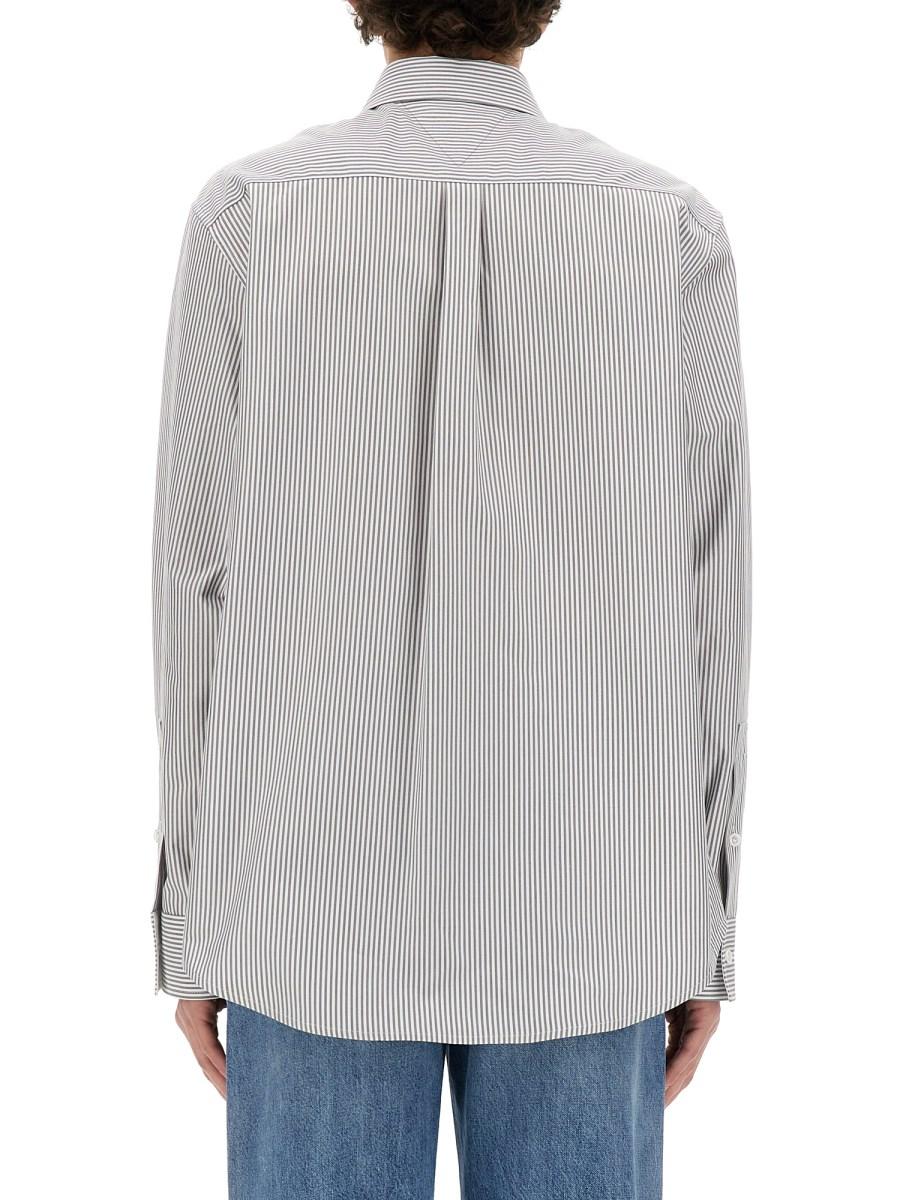 BOTTEGA VENETA CAMICIA IN COTONE A RIGHE