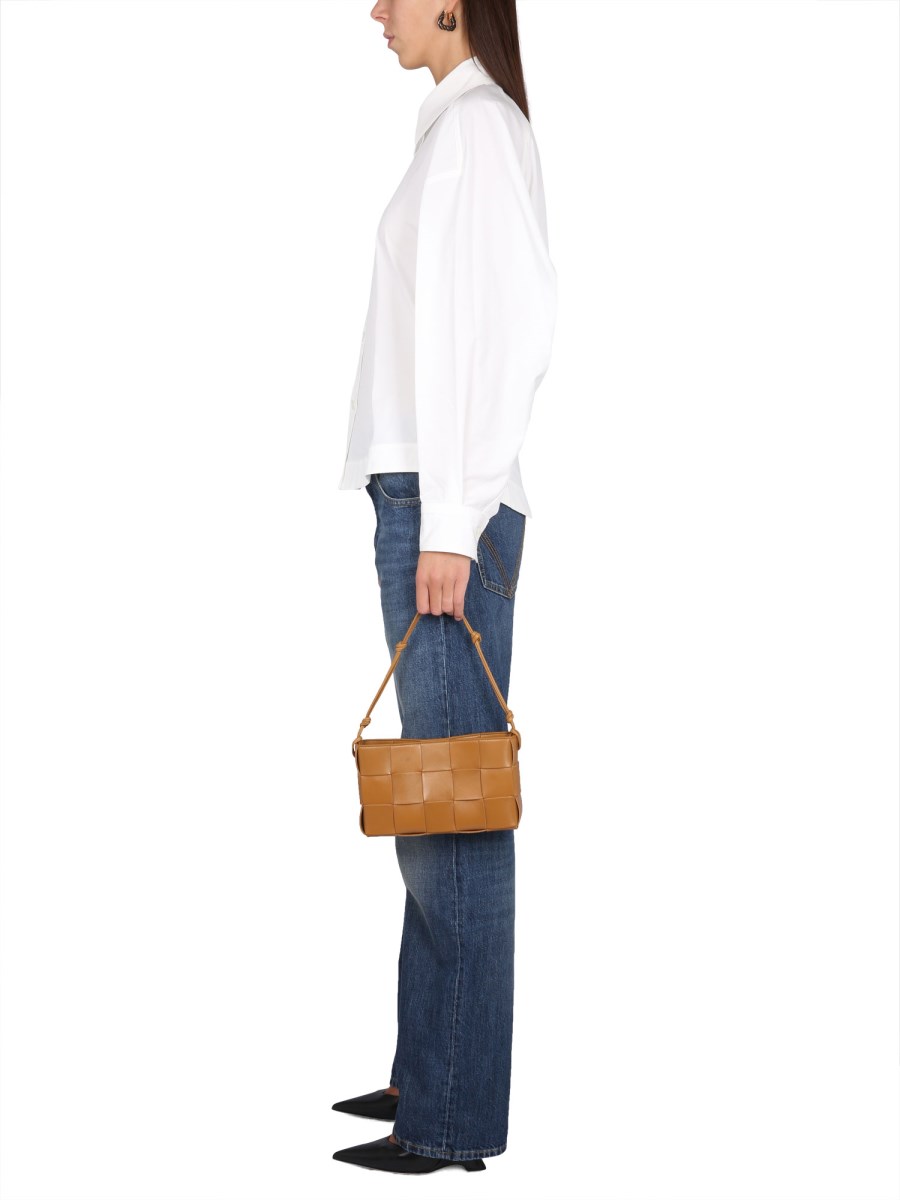 BOTTEGA VENETA CAMICIA IN COTONE COMPATTO