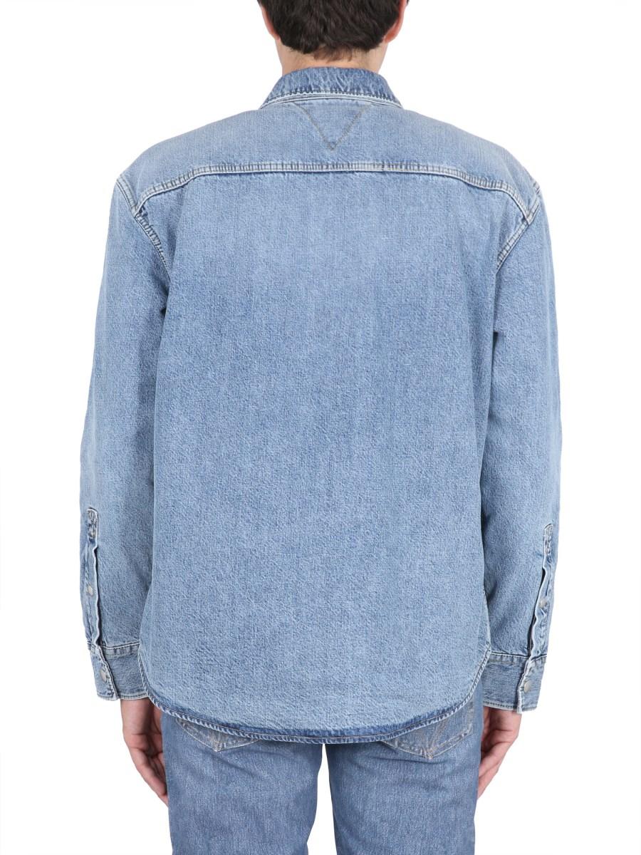 BOTTEGA VENETA CAMICIA IN DENIM DI COTONE