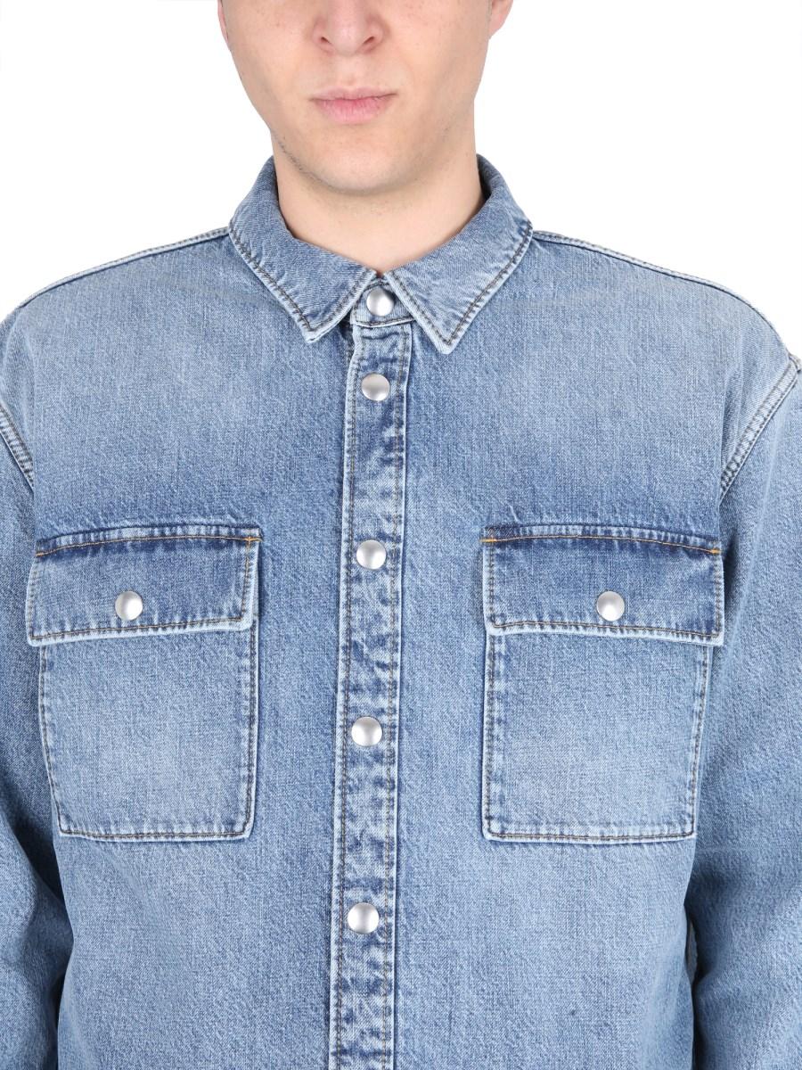 BOTTEGA VENETA CAMICIA IN DENIM DI COTONE